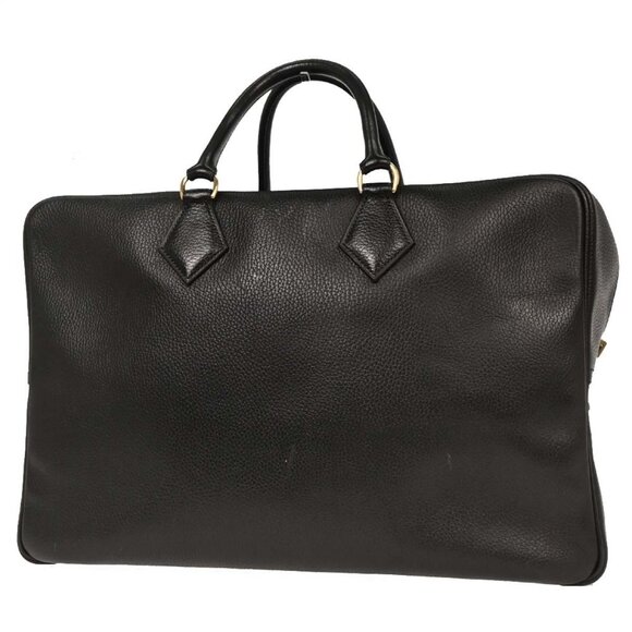 Hermes Black Ardennes Plume 45 Duffle Handbag ◯X 2M 115812 - Picture 2 of 9